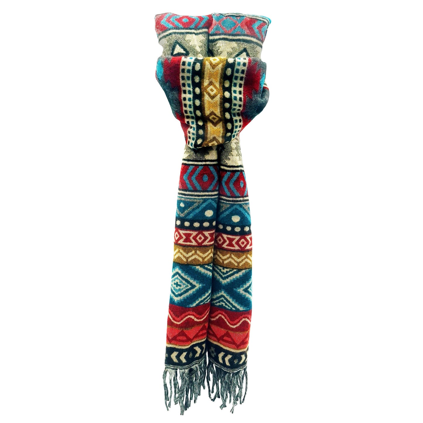 Sciarpa scialle boho XXL multicolor