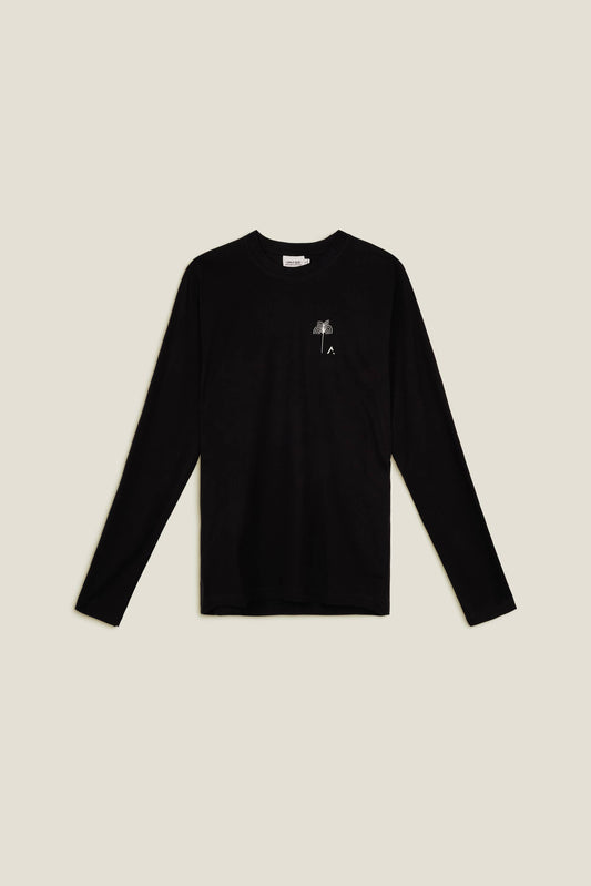 T-shirt uomo a maniche lunghe Garden in cotone biologico