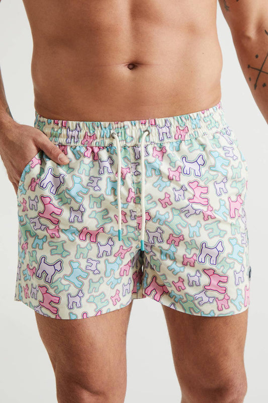 Costume da bagno Doggy multicolore