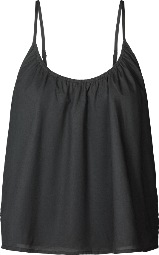 Top Annie nero in cotone biologico