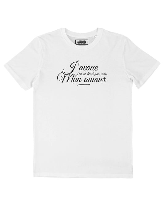 T-shirt unisex in cotone biologico con stampa “Mon amour”