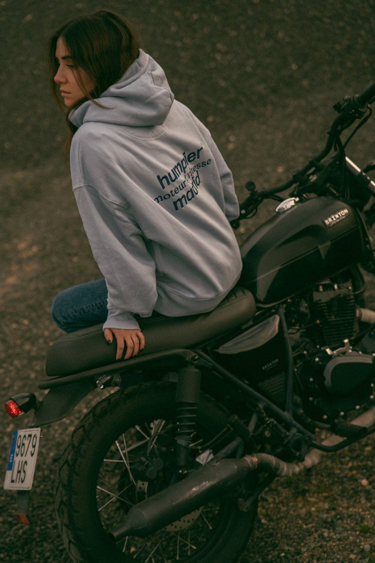 Felpa con cappuccio oversize Maison des Adventures in cotone biologico