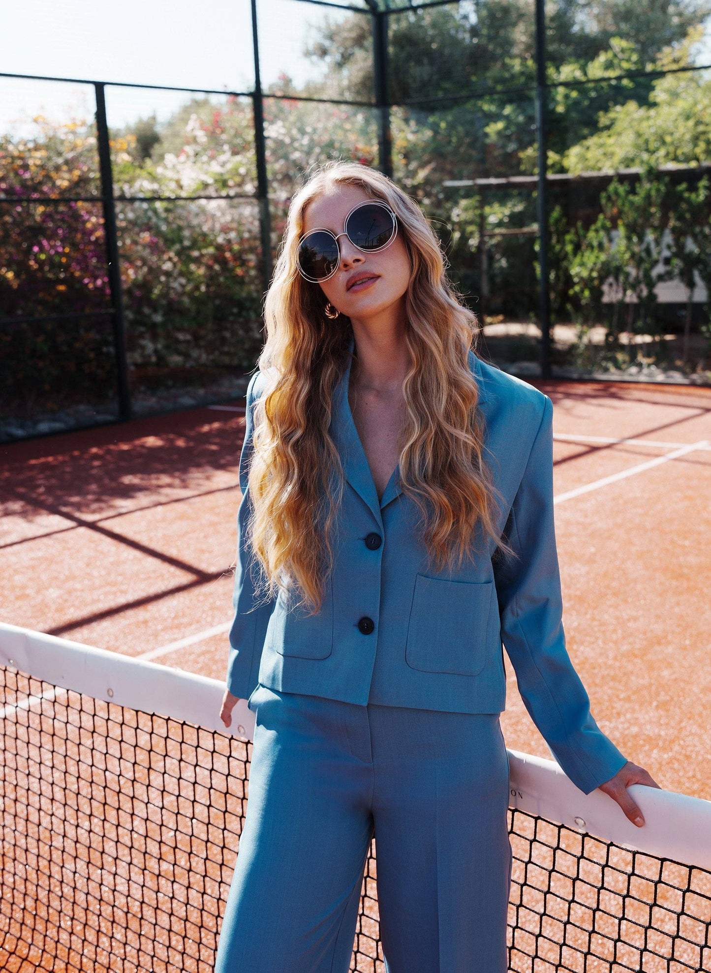 Giacca Zatalia azzurro cielo da donna