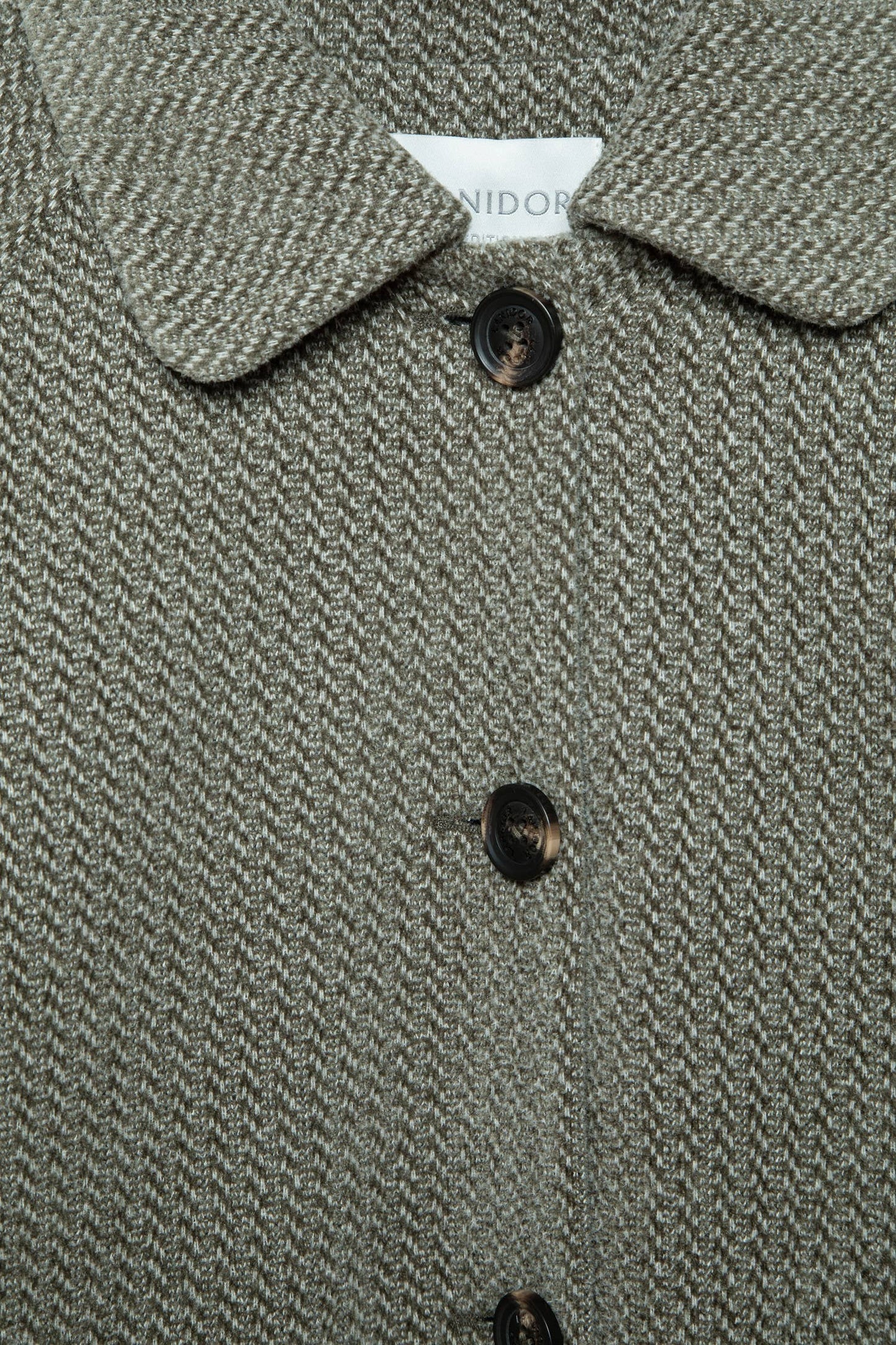 Cappotto lungo fantasia con maniche raglan