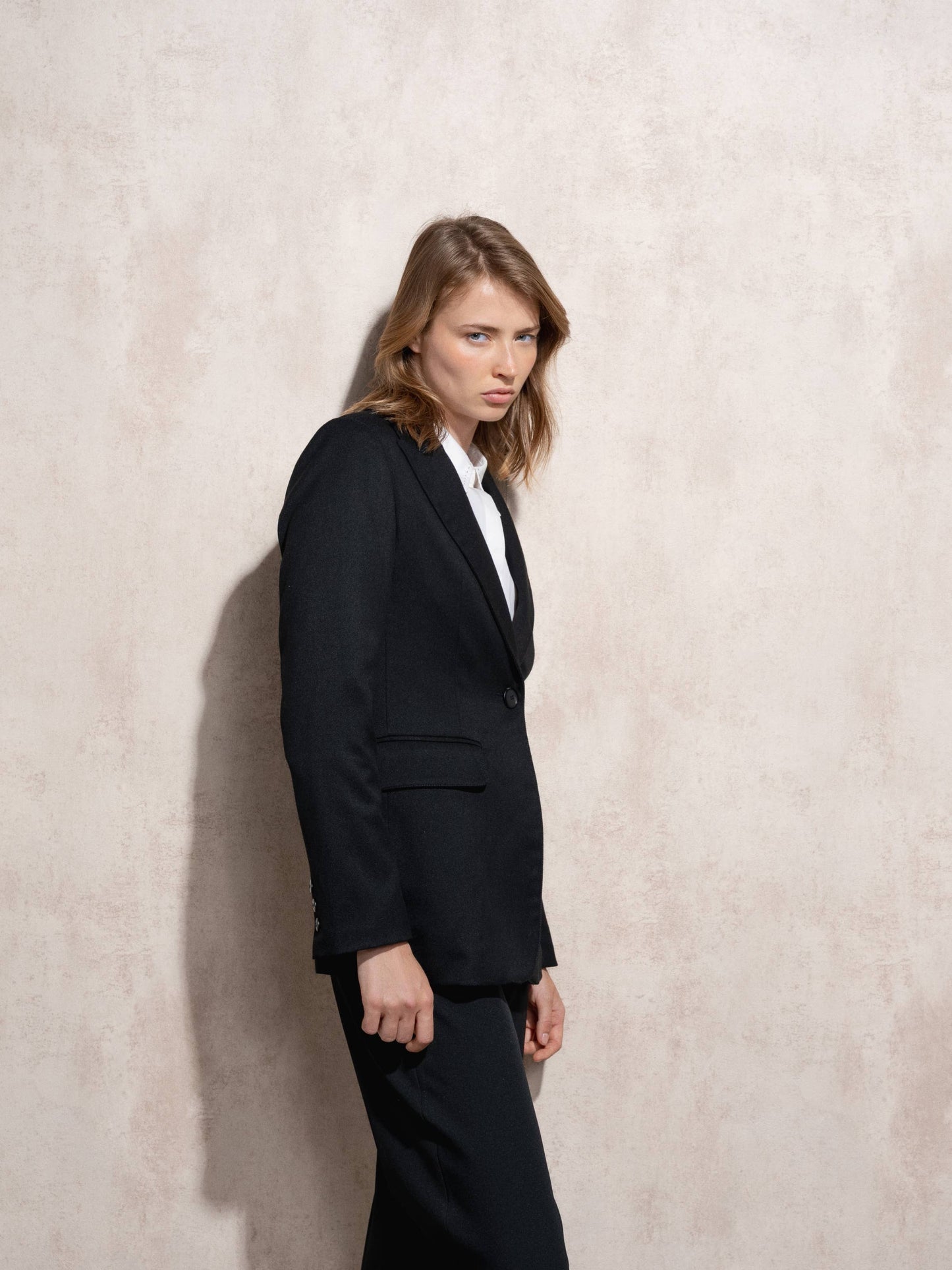 Blazer donna nero sartoriale