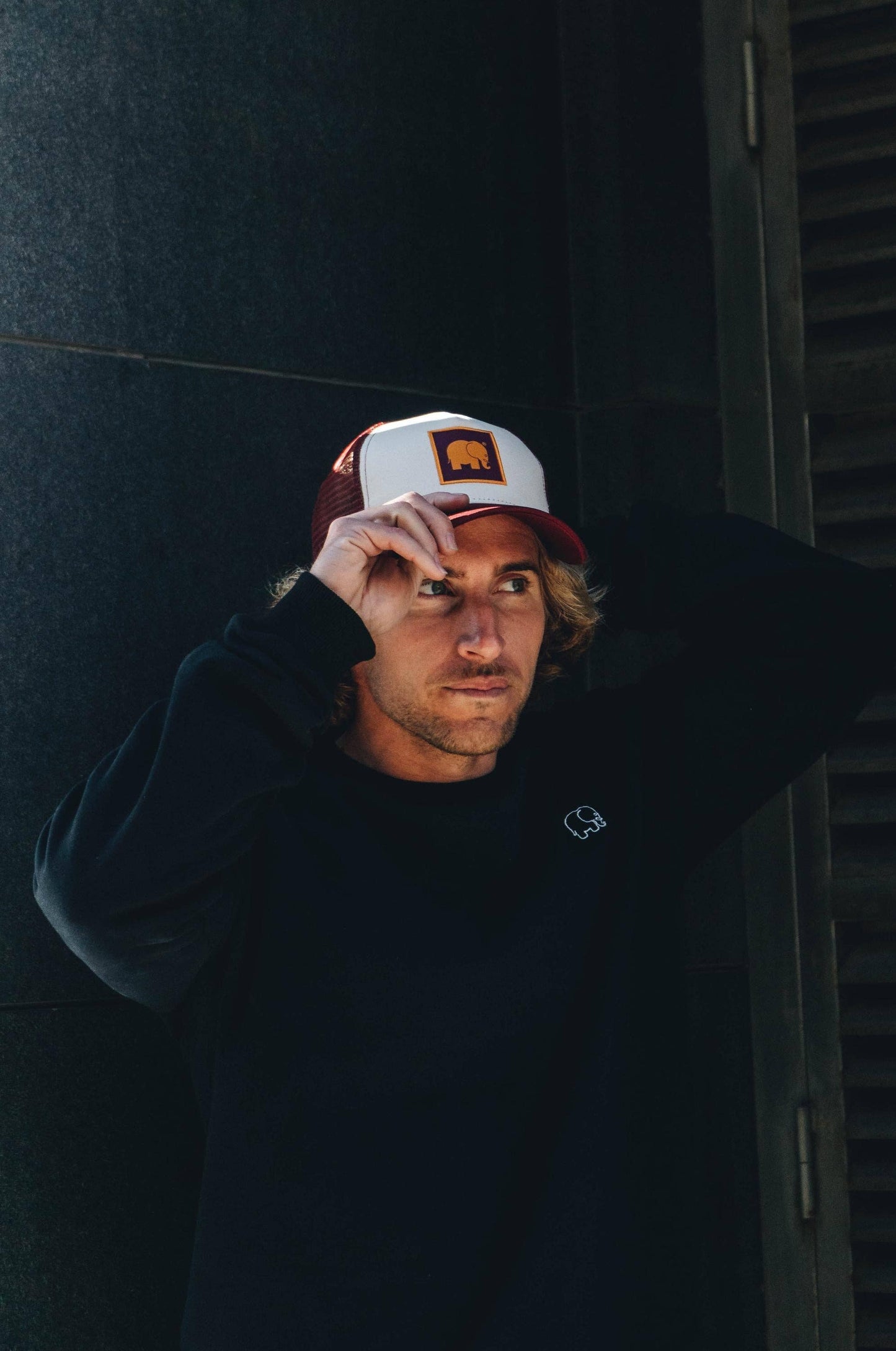 Cappellino trucker classico bordeaux