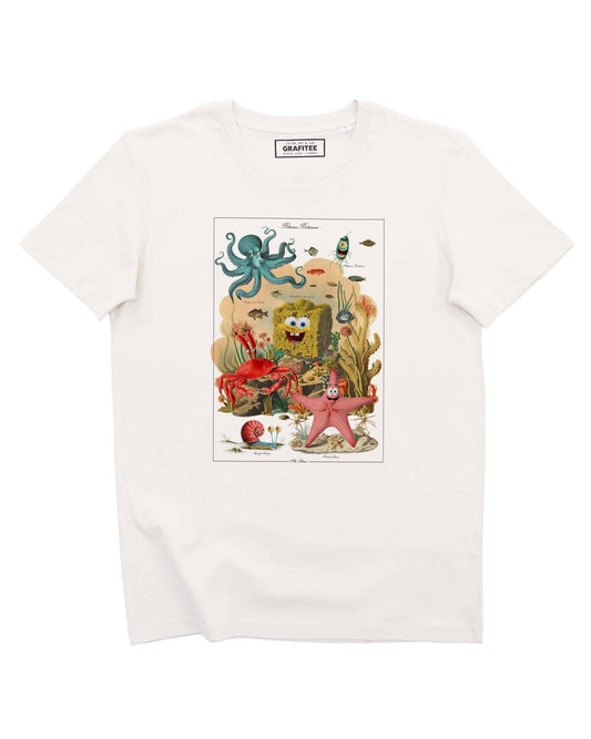 T-shirt unisex in cotone biologico con stampa cartoon Bikinius Bottomus
