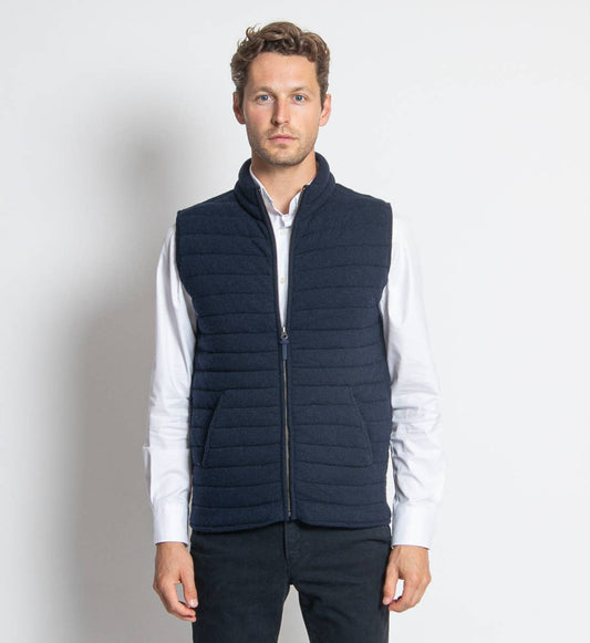 Gilet imbottito Pocket Brunch blu marino