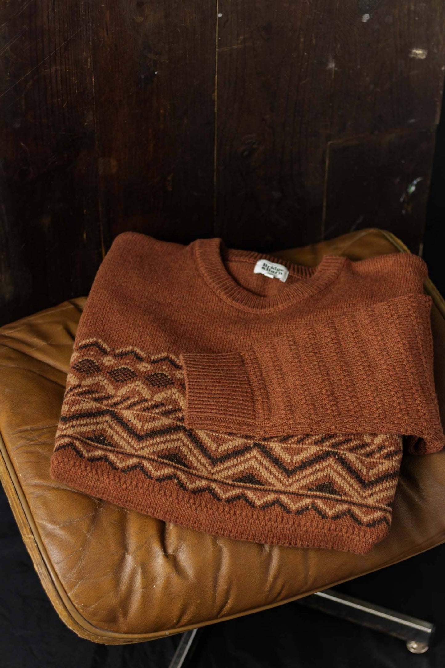 Maglione Fair Isle Rockwood in lana merino