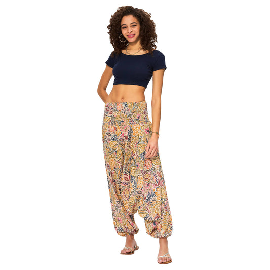 Pantaloni sarouel harem estivi 3 in 1