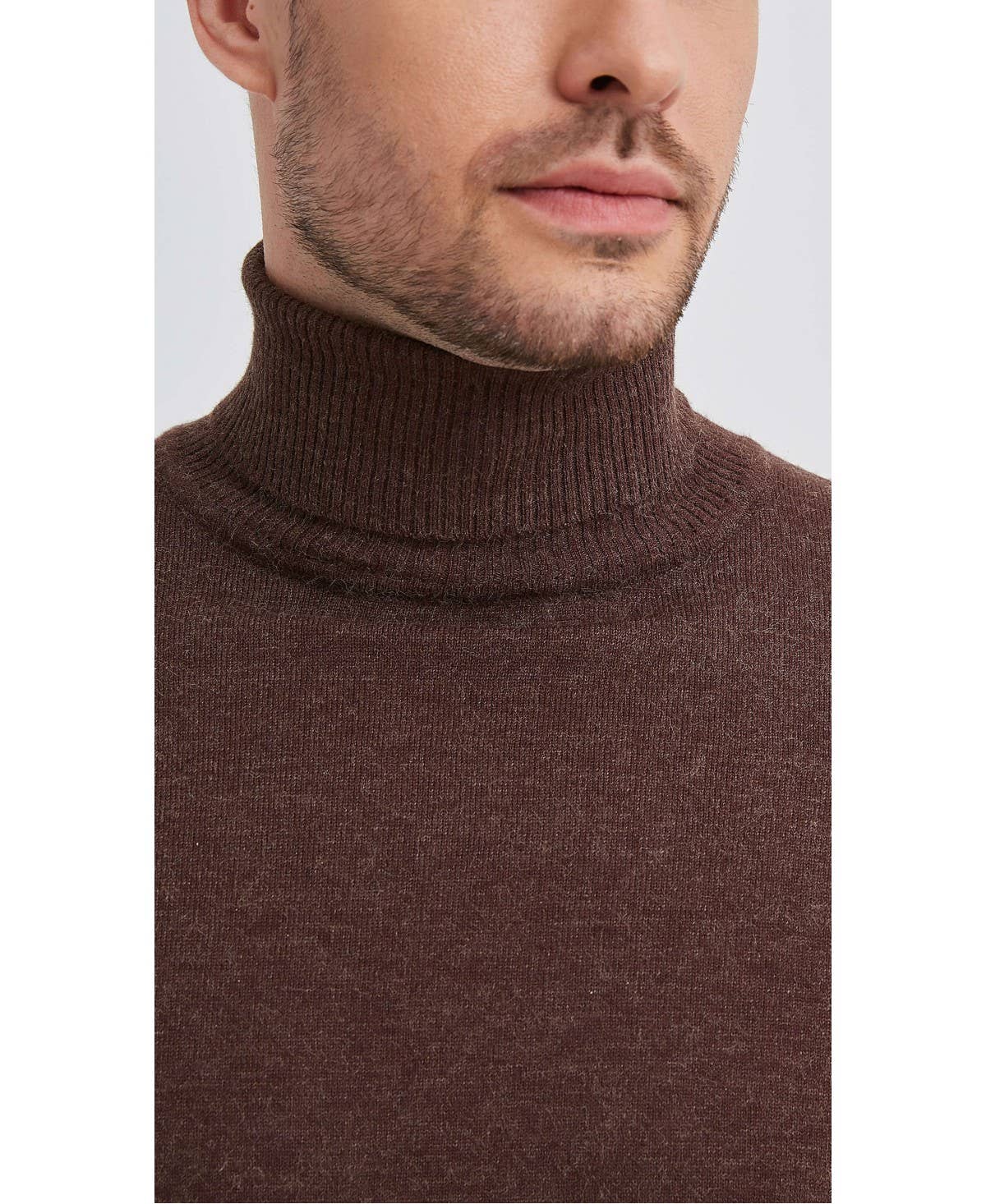 Maglione dolcevita effetto cashmere taglie forti