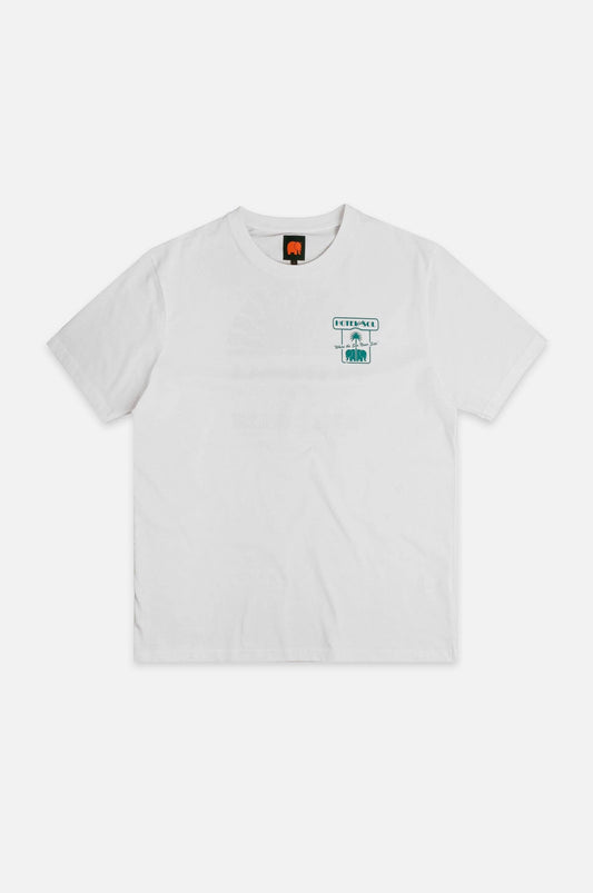 T-shirt bianca Hotel del Sol in cotone organico
