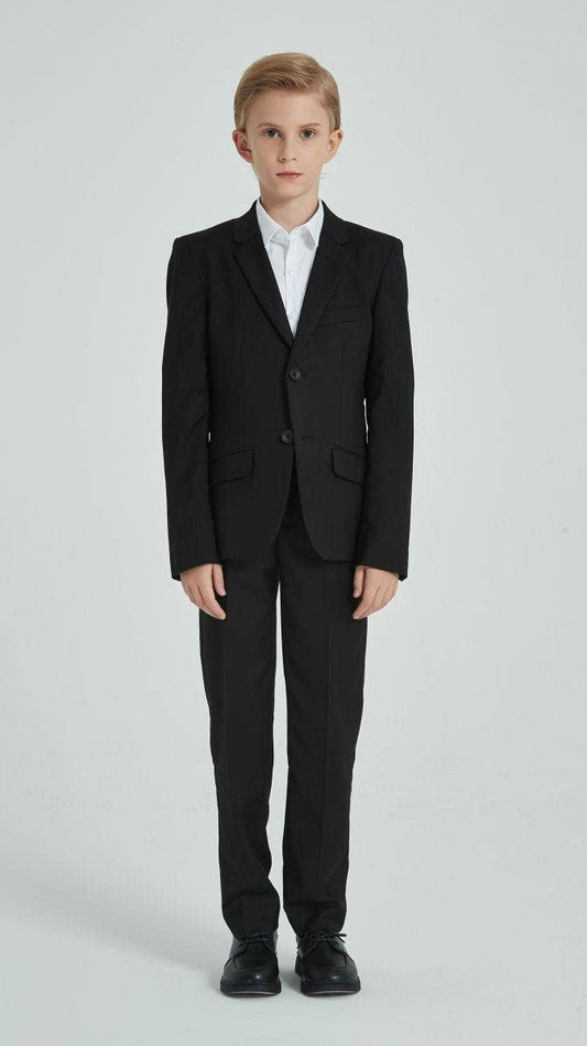 Completo elegante nero bambino in due pezzi