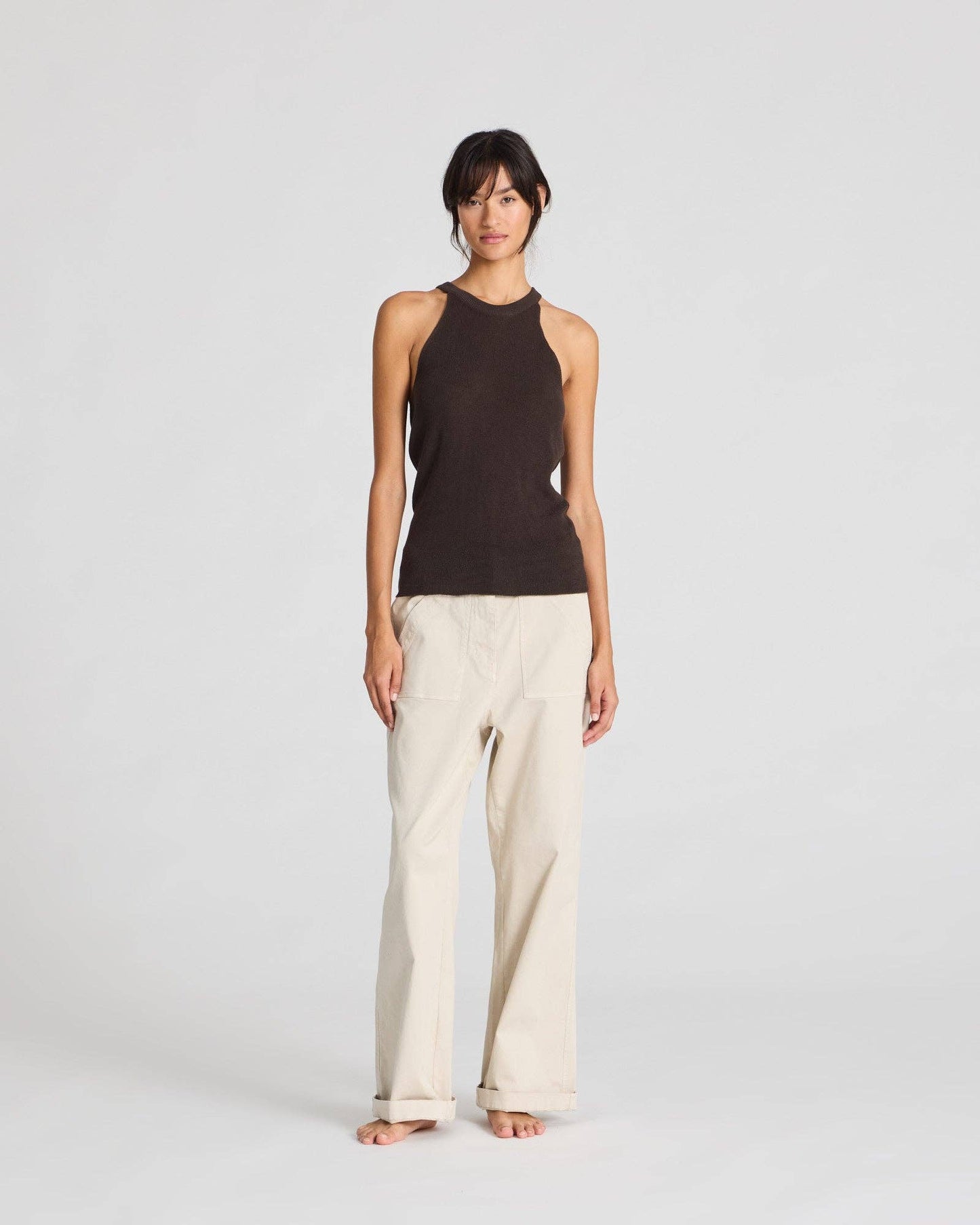 Top in maglia Lulu in cotone biologico