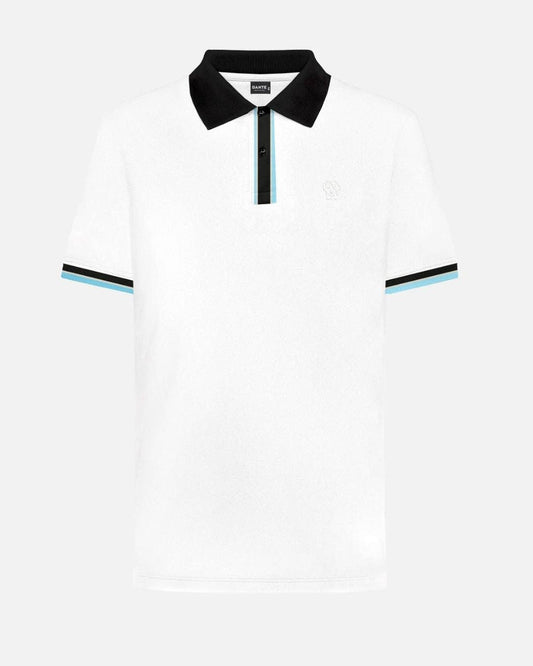 Polo uomo antimacchia Santorini in cotone piqué