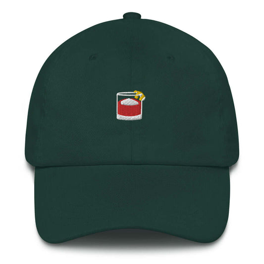 Cappellino dad hat ricamato Negroni Glass