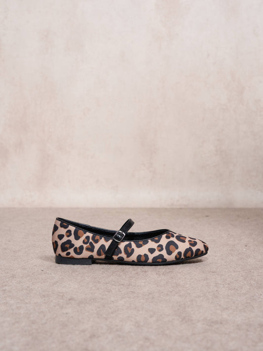 Ballerine Mary Jane animalier leopardate