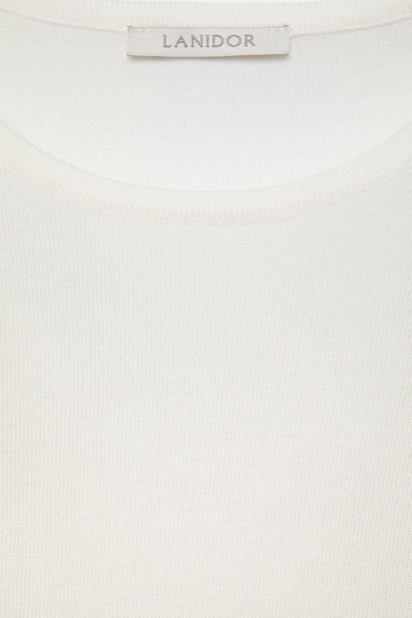 Maglione in maglia rasata con girocollo