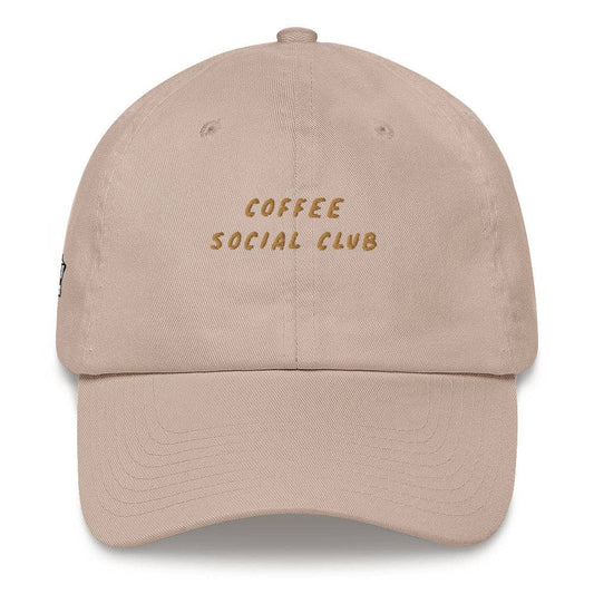 Cappellino da baseball Coffee Social Club ricamato