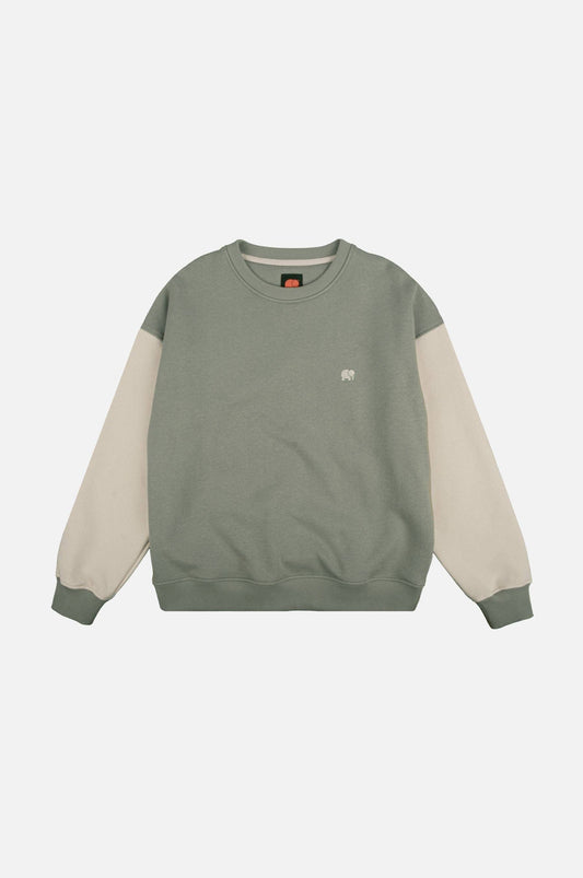 Maglione oversize color block Iron Veil da donna