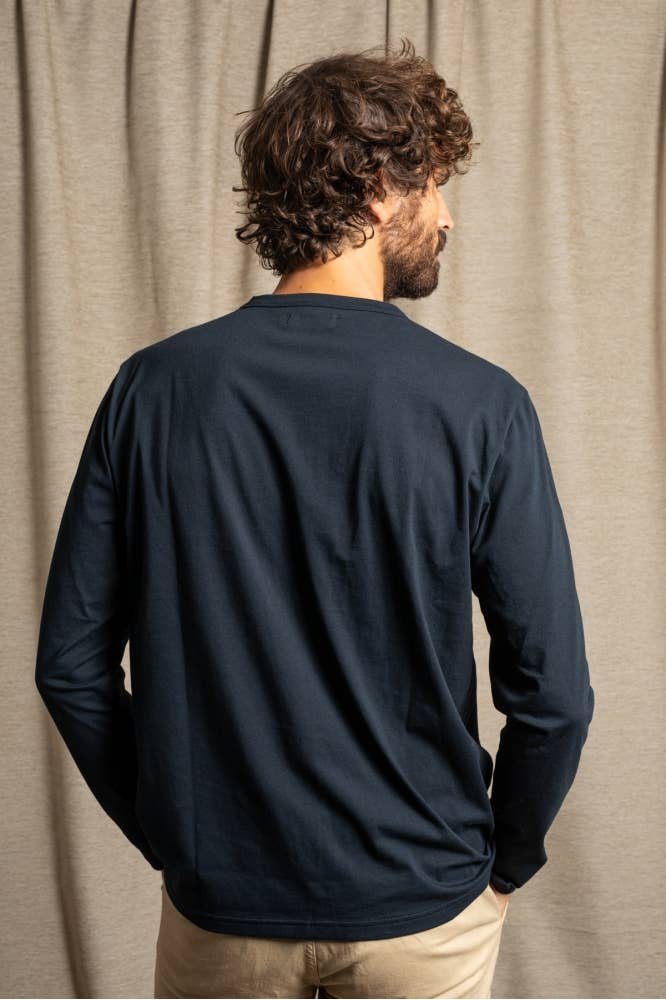 T-shirt Bastien a maniche lunghe in cotone biologico