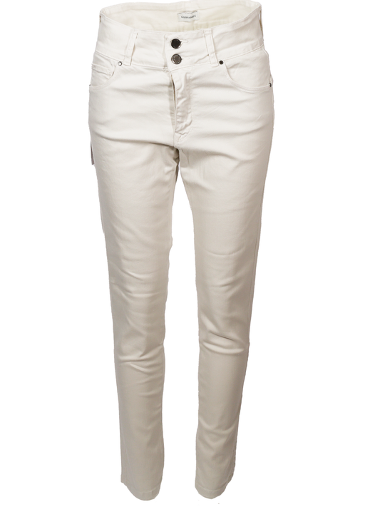 Pantaloni push-up in twill