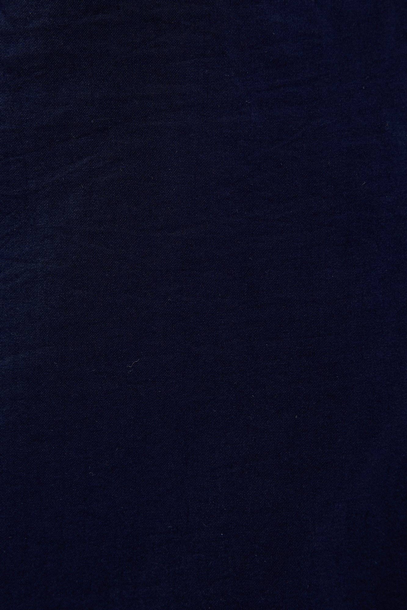 Abito maxi doppiopetto senza maniche blu navy