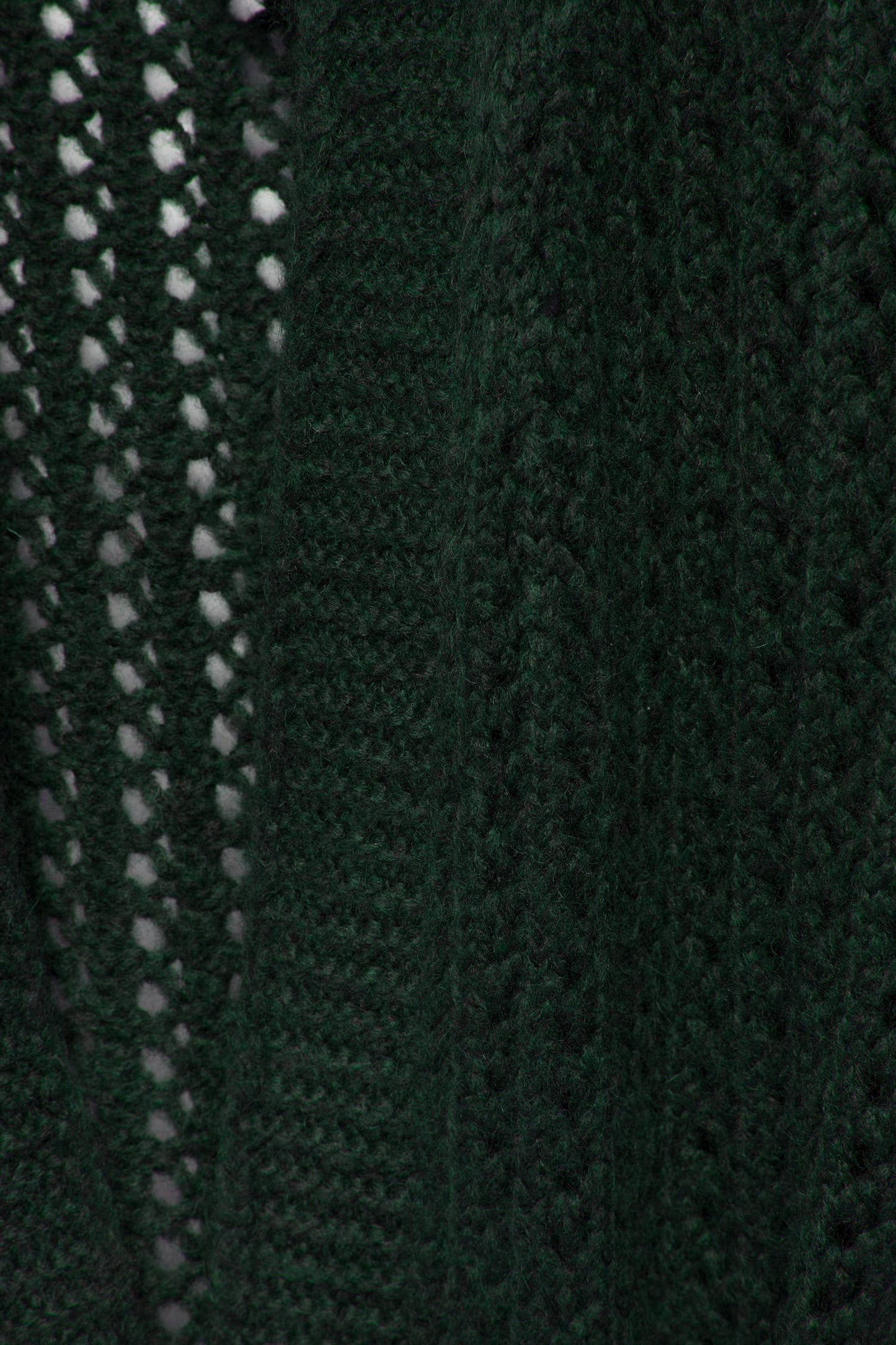 Cardigan in Maglia Strutturata con Cintura