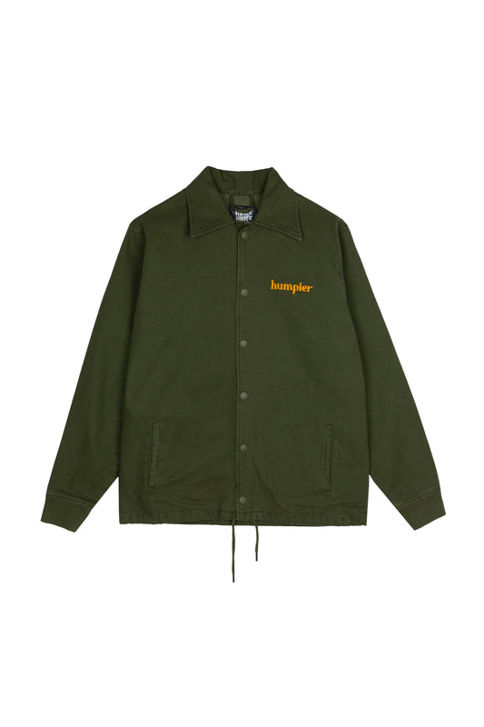Giacca trucker khaki Good Luck in cotone biologico
