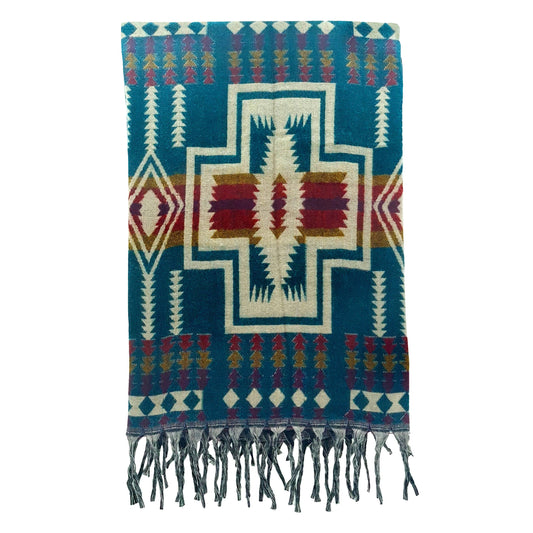 Maxi sciarpa invernale morbida e calda con frange