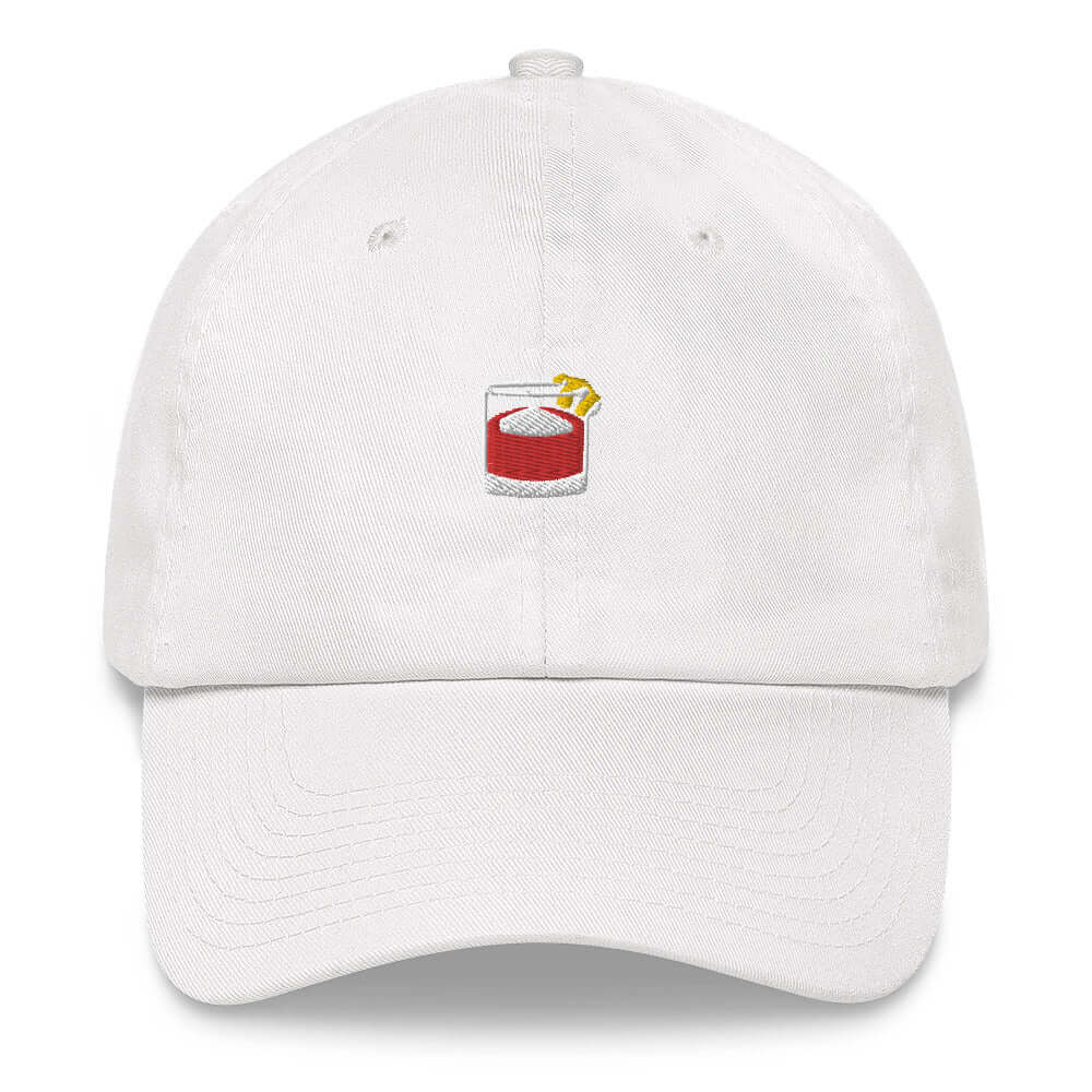 Cappellino dad hat ricamato Negroni Glass