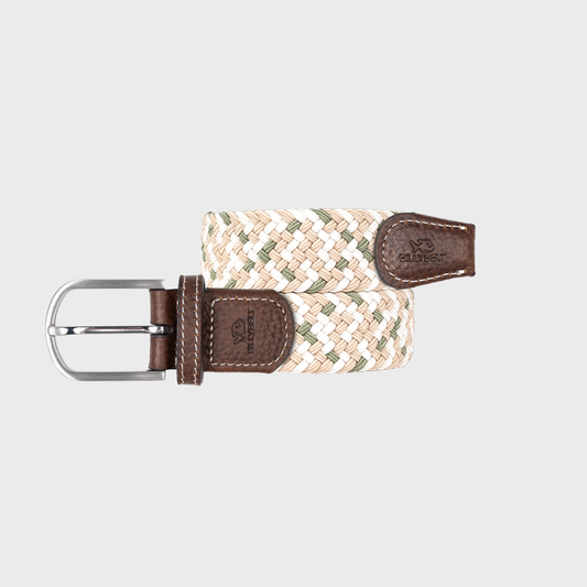 Cintura intrecciata elastica multicolore Marrakech