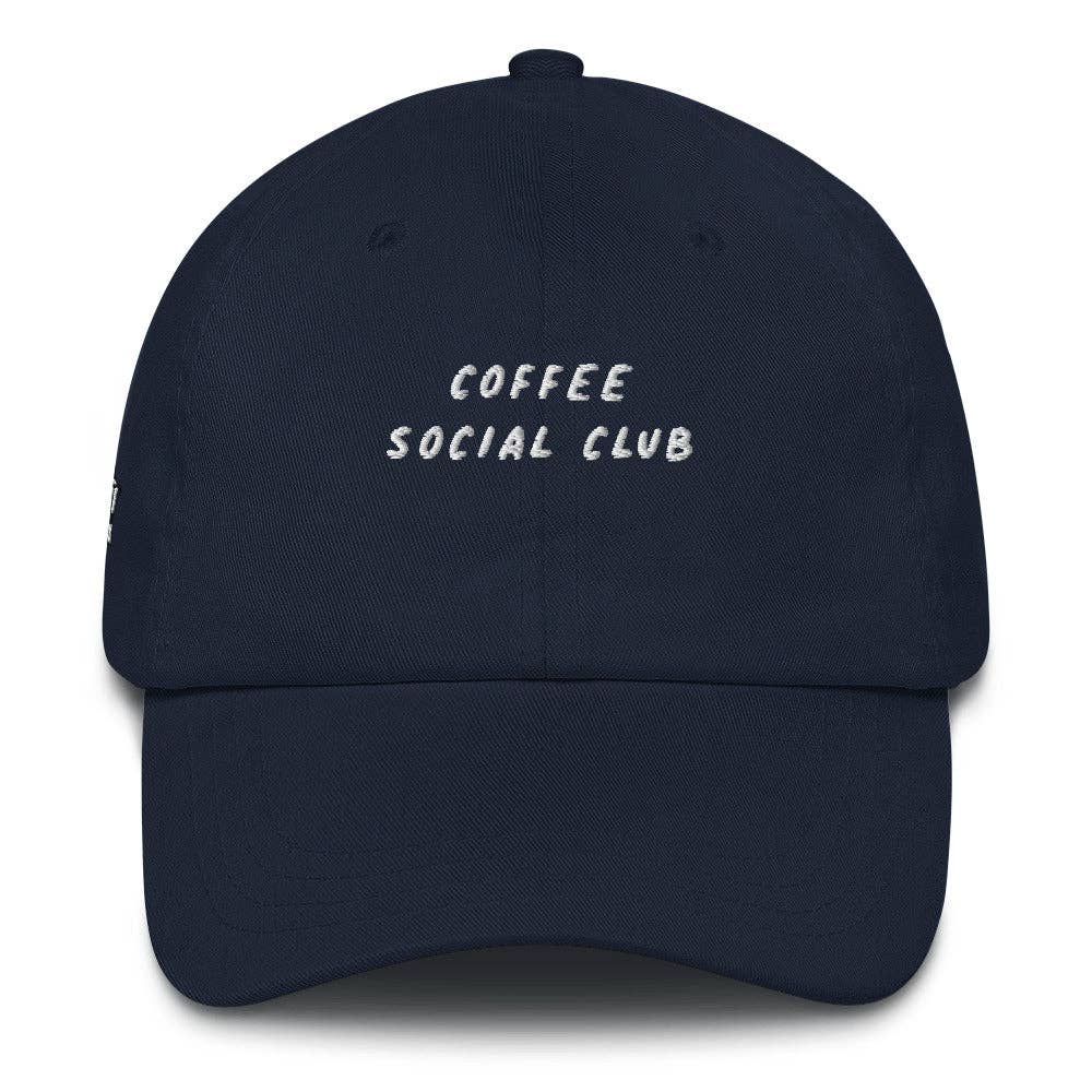 Cappellino da baseball Coffee Social Club ricamato