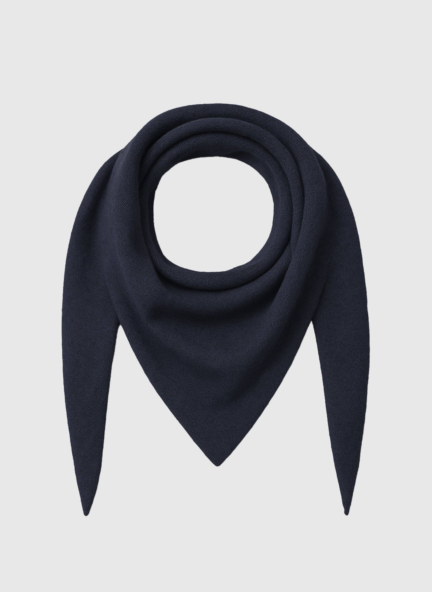 Bandana in maglia blu navy