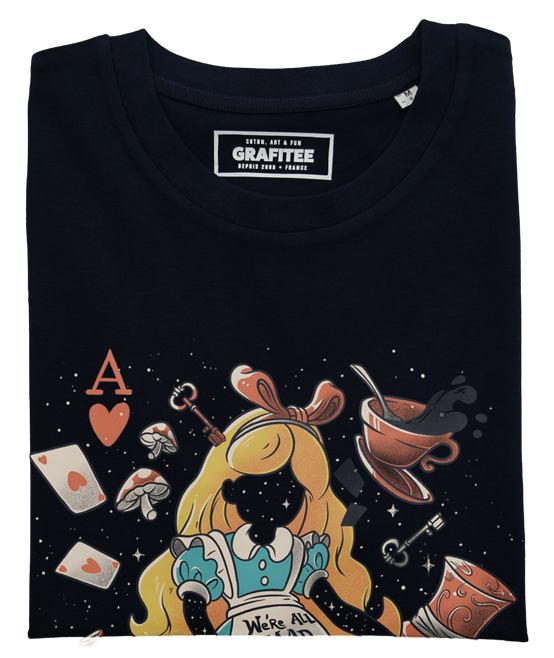 T-shirt Wonderland Girl con stampa Alice