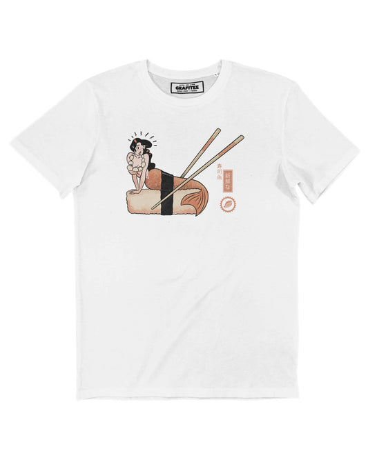 T-shirt Unisex Sushi Mermaid in Cotone Biologico