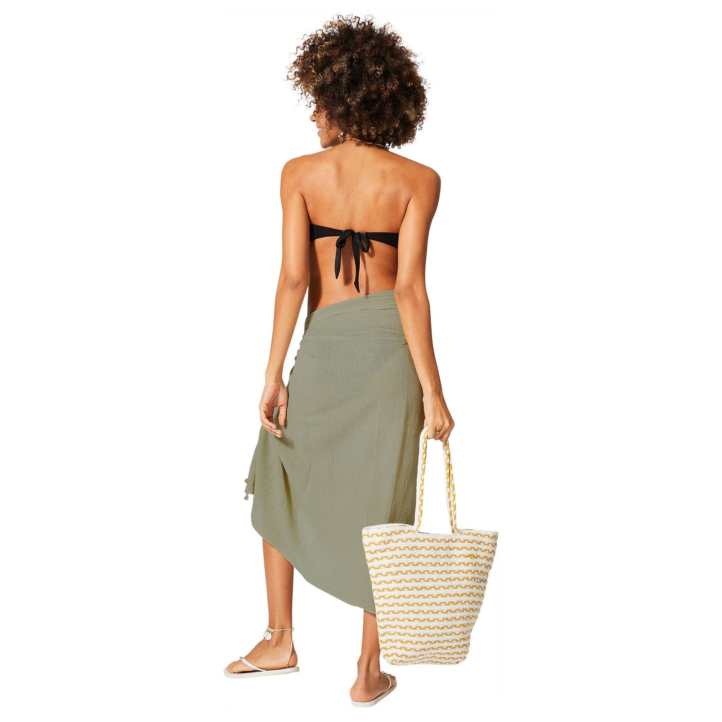 Sciarpa estiva in cotone oversize