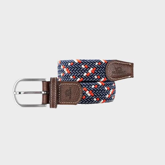 Cintura intrecciata elastica tricolore Frenchie
