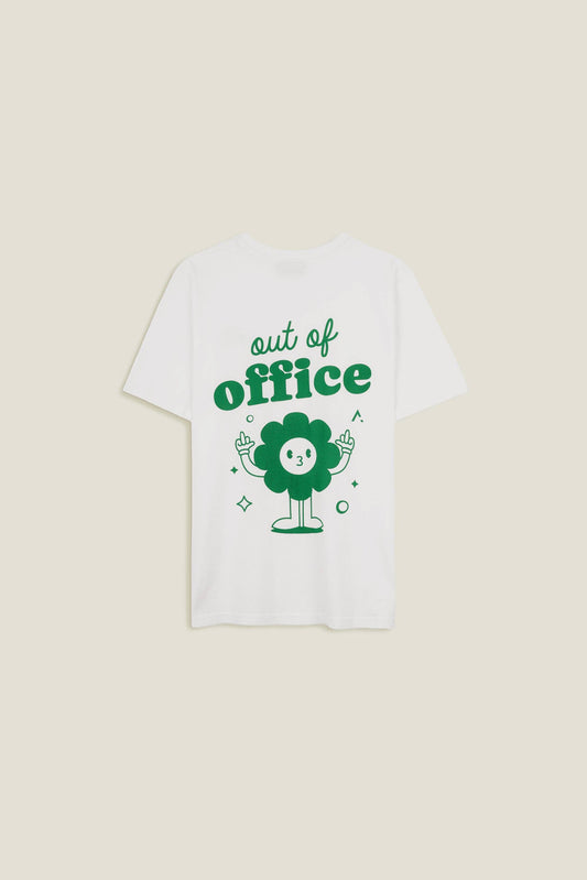 T-shirt Out of Office in cotone organico premium