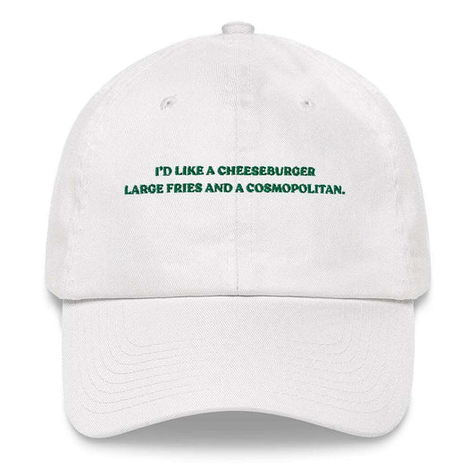 Cappellino dad hat Carrie con ricamo