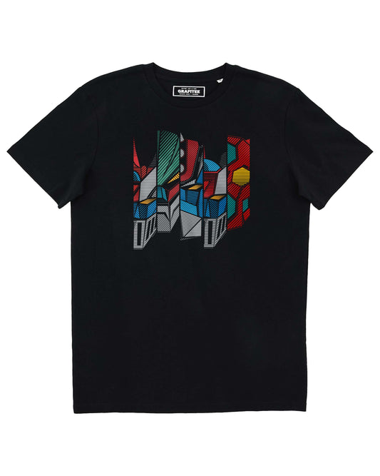 T-shirt unisex con stampa Mecha Robot Gigante