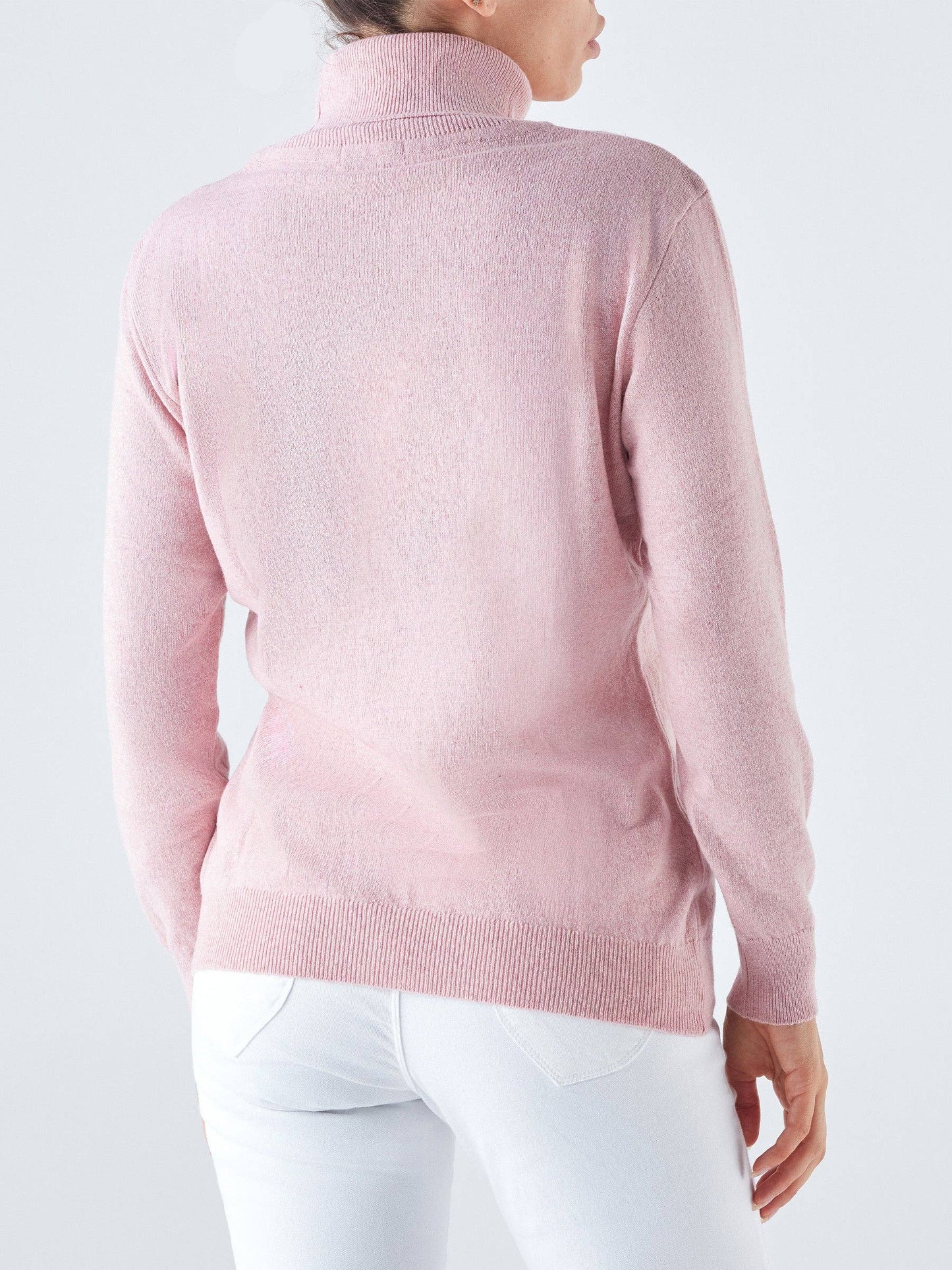 Maglia dolcevita in misto lana e cashmere