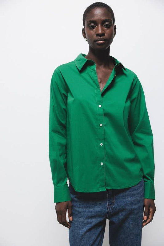 Camicia a maniche lunghe regular fit con bottoni