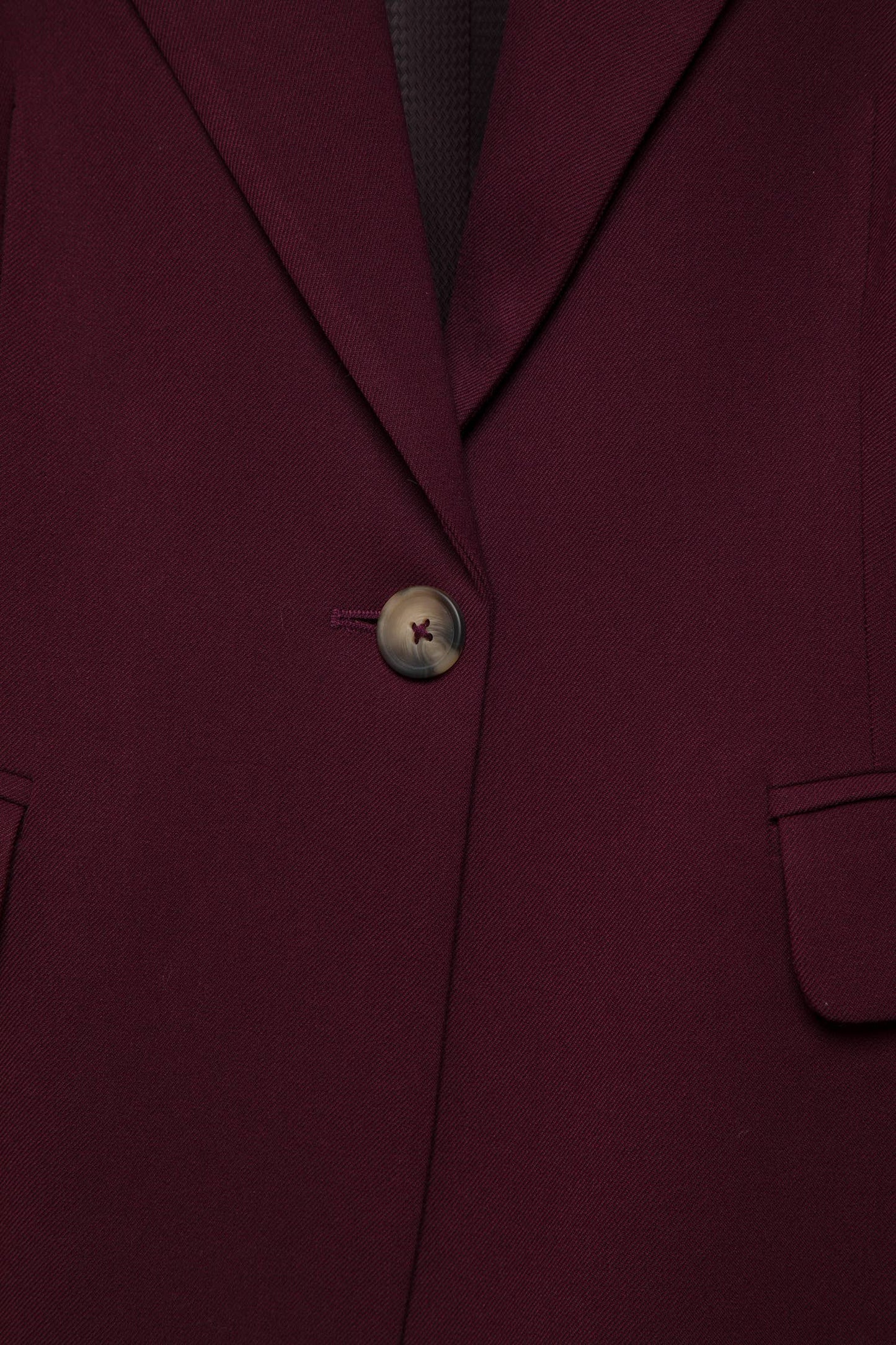 Blazer monopetto bordeaux da donna