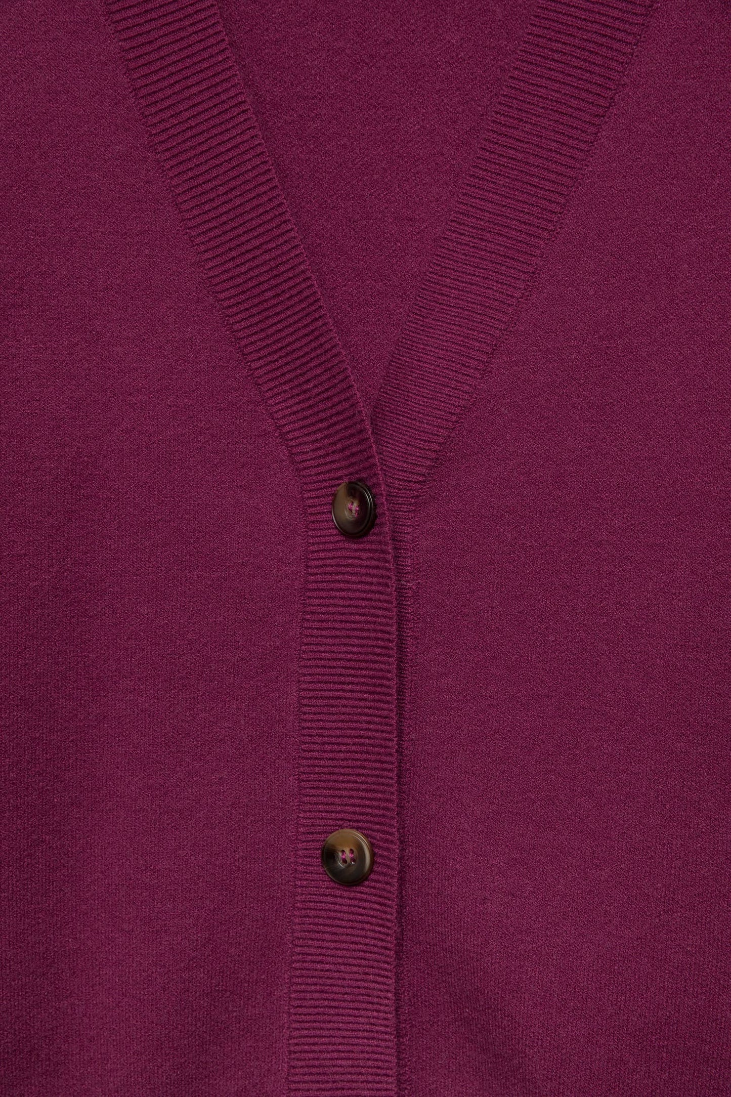 Cardigan in maglia con scollo a V