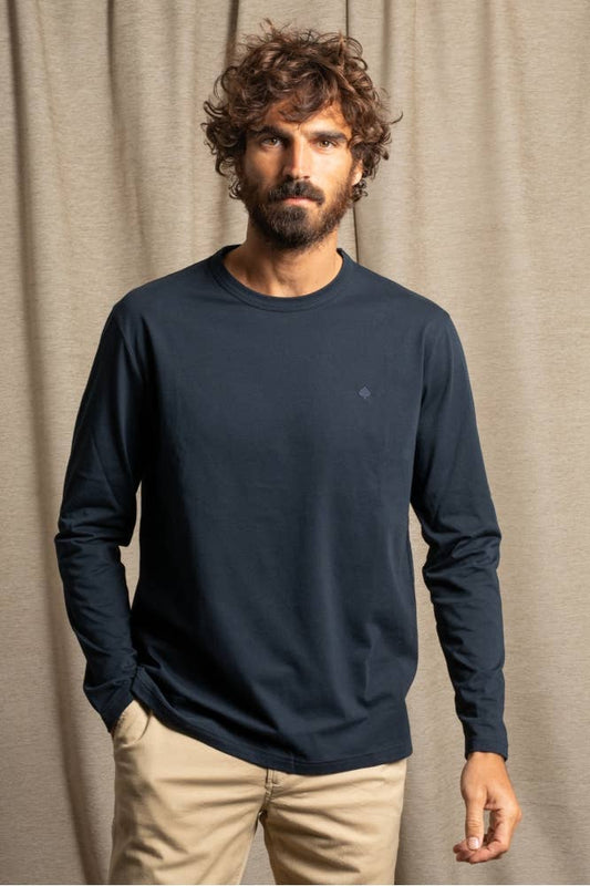 T-shirt Bastien a maniche lunghe in cotone biologico