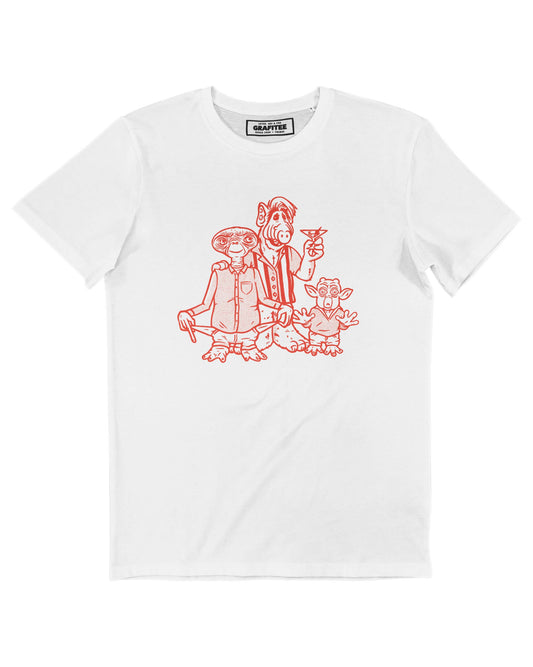 T-shirt grafica Weird Friends in cotone biologico