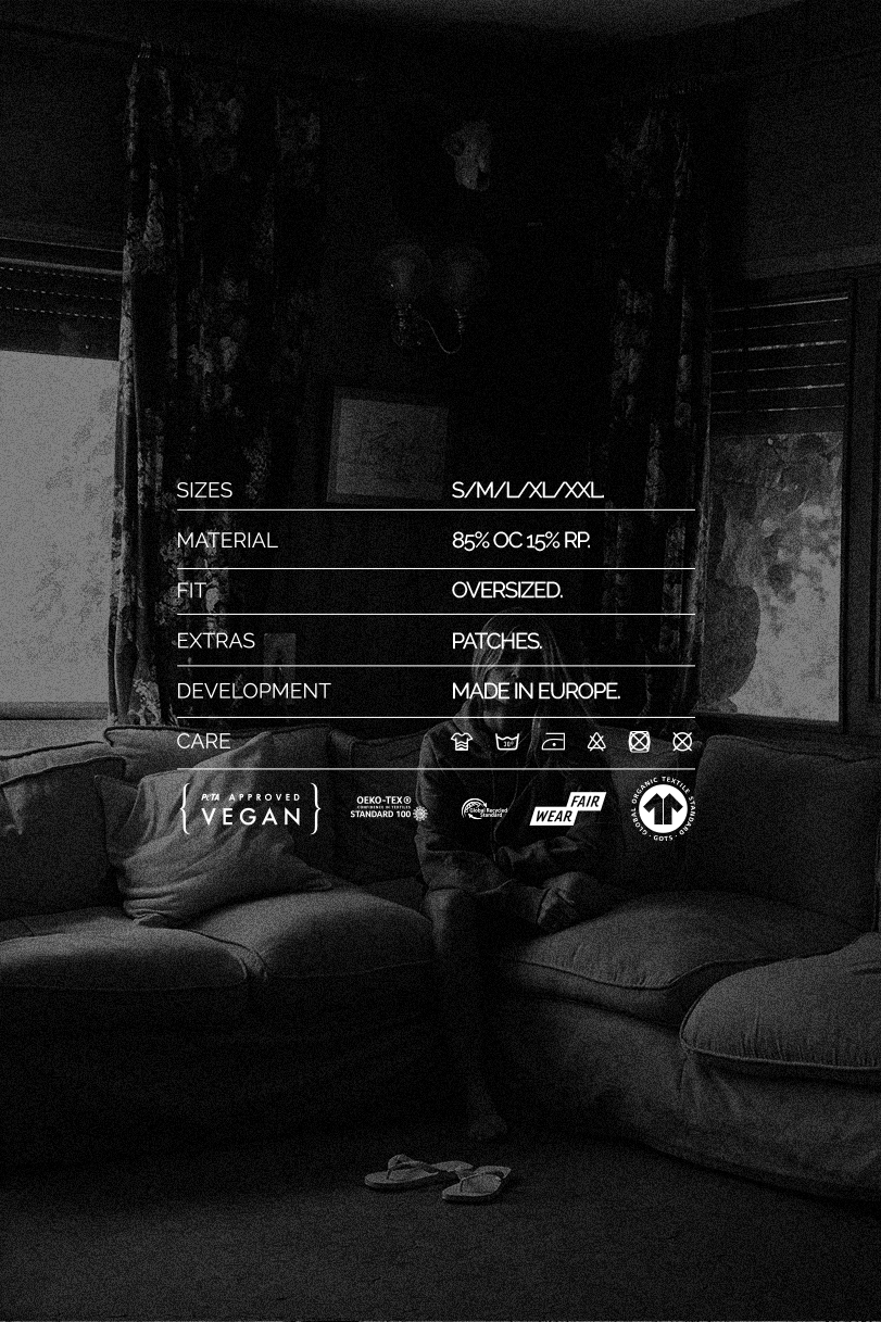 Felpa con cappuccio oversize con stampa Wine Club