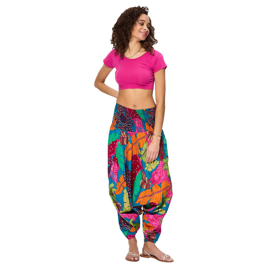 Pantaloni harem estivi 3 in 1 in cotone