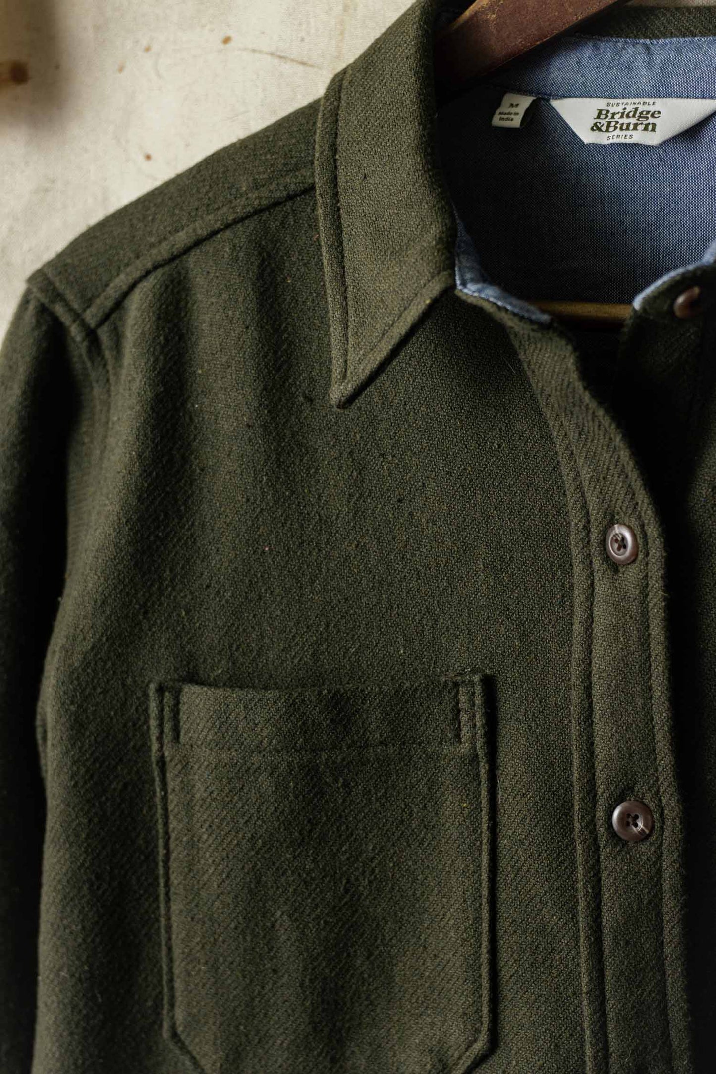 Camicione Overshirt Dawson Verde Salvia Scuro